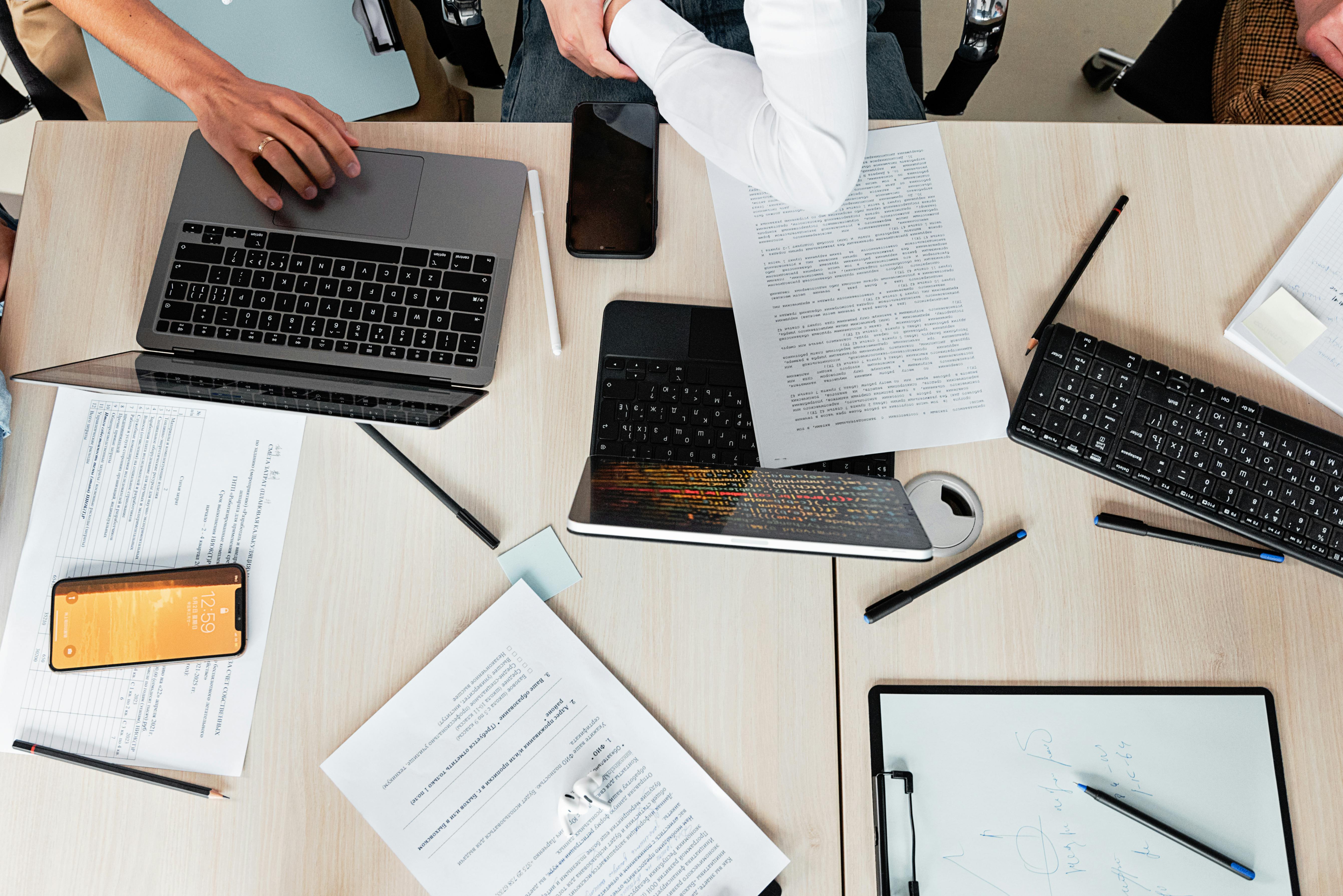 Documentos e organização de informações